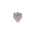 Plafonnier CWI Lighting Weiss 9969C12-8-601 320W 8 lumières chrome