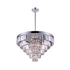 Lustre CWI Lighting Weiss 9969P30-15-601 900W 15 lumières chrome