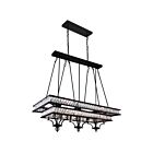 Lustres CWI Lighting 9972P47-20-101 20-Lumières Shalia 1200W Noir
