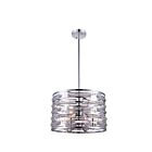 Lustre CWI Lighting Petia 9975P15-4-601 240W 4 lumières chrome