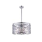 Lustre CWI Lighting Petia 9975P20-6-601 360W 6 lumières chrome