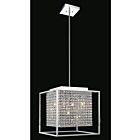 Suspendu CWI Lighting Cube QS8381P14C-S 200W 5 lumières chrome