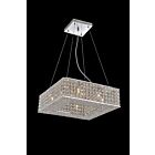 Suspendu CWI Lighting Dannie QS8391P14C-S 320W 8 lumières chrome