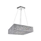 Lustre CWI Lighting Dannie QS8391P18C-S 320W 8 lumières chrome