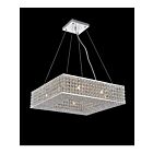 Lustre CWI Lighting Dannie QS8391P24C-S 480W 12 lumières chrome