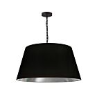 Suspendu à chaîne Dainolite BRY-L-BK-697 Brynn 1-Lumière 100W Noir