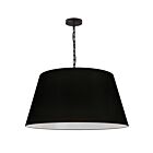 Suspendu à chaîne Dainolite BRY-L-BK-797 Brynn 1-Lumière Noir