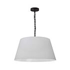 Suspendu à chaîne Dainolite BRY-M-BK-790 Brynn 1-Lumière Noir