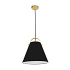 Suspend à cordon Dainolite EMP-111P-797-AGB Emperor 1-Lumière 60W Laiton vieilli