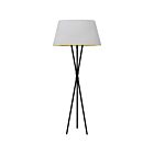Lampe sur pied incandescent Dainolite GAB-601F-MB-692 1-Lumière 100W Noir mat