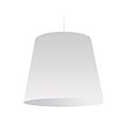 Suspendu tambour LED Dainolite OD-XL-790 Oversized Drum 1-Lumière 150W Chrome poli