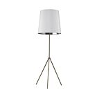 Lampe sur pied incandescent Dainolite OD3-F-691-SC 1-Lumière 150W Chrome satiné