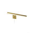 Lampe d'image LED Dainolite PIC222-24LED-AGB 10W 3-Lumières Laiton vieilli