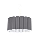 Suspendu tambour LED Dainolite SAN244-PC-835 Sandra 4-Lumières 400W Chrome poli