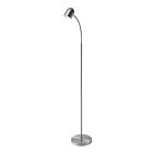 Lampe sur pied DEL Dainolite 123LEDF-SC 1-lumière Chrome satiné 5w