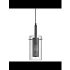 Suspendu incandescent Dainolite Percy 30961-CM-MB 100W 1-Lumière noir mat