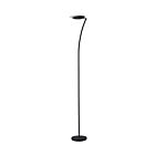 Torchier DEL Dainolite 793LEDF-BK séries Led 1-lumière Noir mat 24w