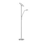 Lampe sur pied LED mère et Fils Dainolite 801LEDF-SN 2-lumières Chrome satiné 23w