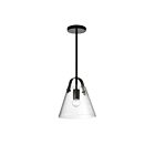 Suspendu à LED Dainolite Polly 871-91P-MB 60W 1-Lumière Noir mat