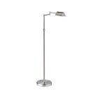 Plancher à bras pivotant à DEL Dainolite 9257LEDF-SN 1-lumière Nickel satiné 5w