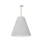 Large suspendu LED Anaya Dainolite Anaya ANA-L-AGB-790 1-lumière 100W blanc