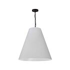 Large suspendu LED Anaya Dainolite Anaya ANA-L-MB-790 1-lumière 100W blanc