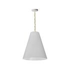 Suspendu LED de taille moyenne Anaya Dainolite Anaya ANA-M-AGB-790 1-lumière 100W blanc