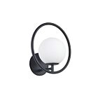 Applique murale halogène Dainolite Adrienna ADR-91W-MB 1-Lumière Noir mat 40W