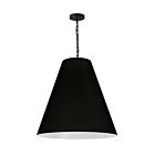 Large suspendu LED Anaya Dainolite Anaya ANA-L-MB-797 1-lumière 100W noir