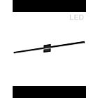 Diffuseur acrylique de vanité LED Dainolite Arandel ARL-4936LEDW-MB 36W 1-Lumière noir mat