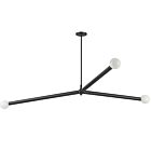 Dainolite CEB-623P-MB Cerberus 3-Lumières 180W Noir mat Suspendu