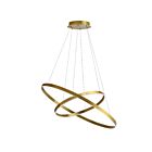 Lustre LED Dainolite CIR-1497C-AGB Circulo Laiton vieilli 97W