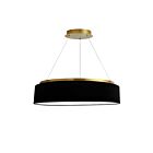 Lustre LED Dainolite CIR-2634C-AGB-797 Circulo Noir 34W
