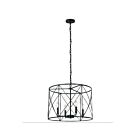 Lustre Dainolite CLH-204C-MB Calah 4-Lumières Noir mat 240W