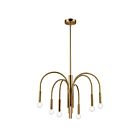 Lustre LED Dainolite CLY-246C-AGB Callway 6-Lumières Laiton vieilli 360W