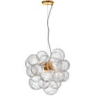 Dainolite CLZ-206P-AGB Charlize 6-Lumières 240W Laiton vieilli Suspendu