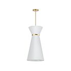 Suspendu à LED Dainolite Caterine CTN-141P-AGB-790 100W 1-Lumière Blanc