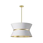 Lustre incandescent à 2 étages Dainolite Caterine CTN-244C-AGB-692 400W 4 lumières