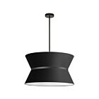 Lustre incandescent à 2 étages Dainolite Caterine CTN-244C-MB-797 400W 4 lumières noir