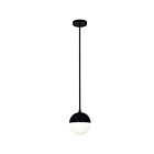 Suspendu sur tige halogène Dainolite DAY-71P-MB séries Dayana 1-lumière Noir mat 40w
