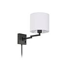 Applique murale Dainolite DMWL7713-MB 1-Lumière Noir mat 60W
