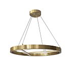 Lustre LED Dainolite DNT-2440LEDC-AGB Dante Laiton vieilli 40W