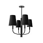 Suspendu à LED Dainolite Eleanor ELN-214C-MB-697 240W 4-Lumières Noir