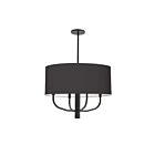 Suspendu à LED Dainolite Eleanor ELN-224C-MB-797 240W 4-Lumières Noir