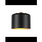 Plafonnier encastré incandescent Dainolite Emilia EMI-81FH-AGB-MB 1-lumière 60W noir mat