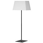 Dainolite GTC-S631F-MB-WH Gretchen 100 Watt Noir mat LED Lampe sur pied