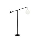 Lampe sur pied Dainolite HOL-1061F-MB Holly 1-Lumière Noir mat 60W