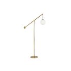 Lampe sur pied Dainolite HOL-661F-AGB Holly 1-Lumière Laiton vieilli 60W