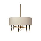 Lustre à incandescence Dainolite LAN-246C-VB-CRM séries Langford 6-lumières Bronze Vintage 360w