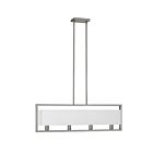Suspendu LED Horizontal Dainolite LAR-323-SC séries Larkin 4-lumières Chrome satiné 240w